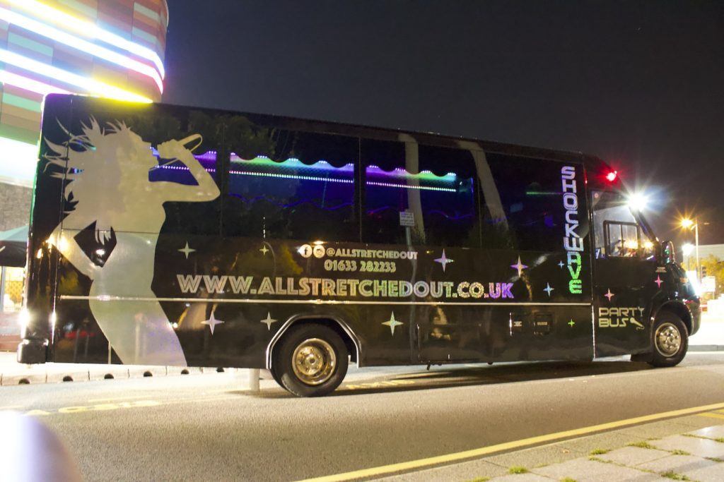 cardiff party bus hire