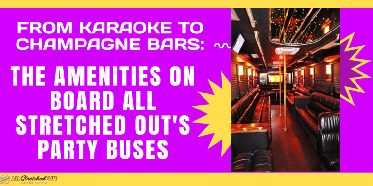 From Karaoke to Champagne Bars: The Amenities on Board All Stretched Out's Party Buses